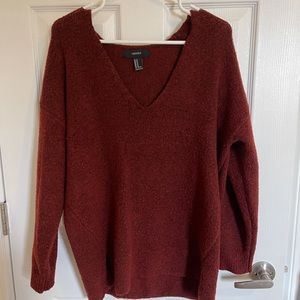 Buy 2 get 1- Red fall forever 21 sweater